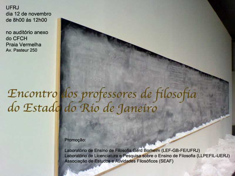 Encontro dos Professores de Filosofia do Estado do Rio